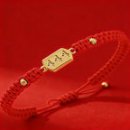 444 angel number red string bracelet divine protection grounding cord — on-wrist lifestyle | BuddhaManifest™