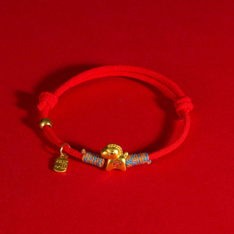 2026 zodiac horse blessing charm collector gift ritual jewelry — flatlay front view | BuddhaManifest™