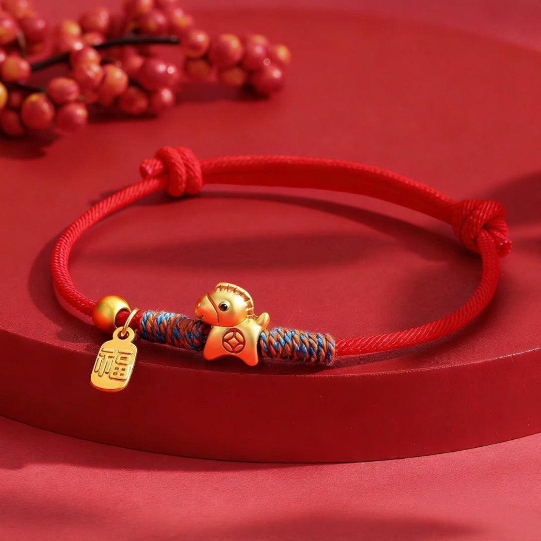 2026 zodiac horse blessing charm collector gift ritual jewelry — on-wrist lifestyle | BuddhaManifest™
